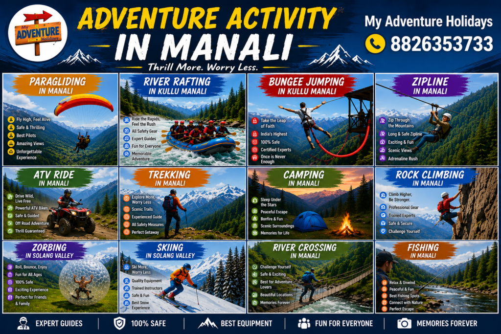 Adventure Activity in Manali