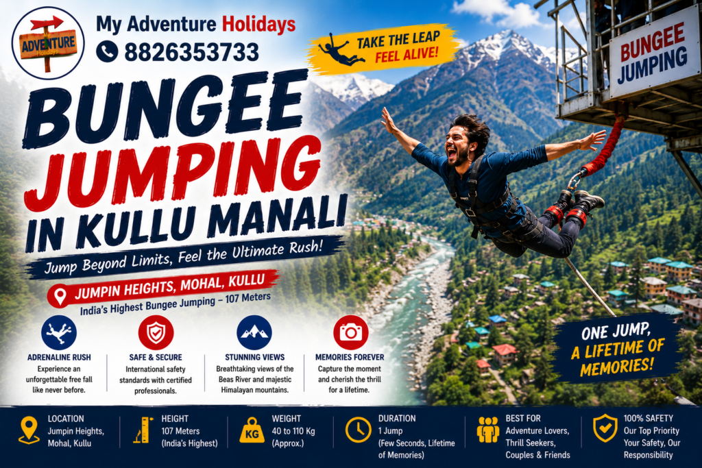 Bungee Jumping in Kullu Manali